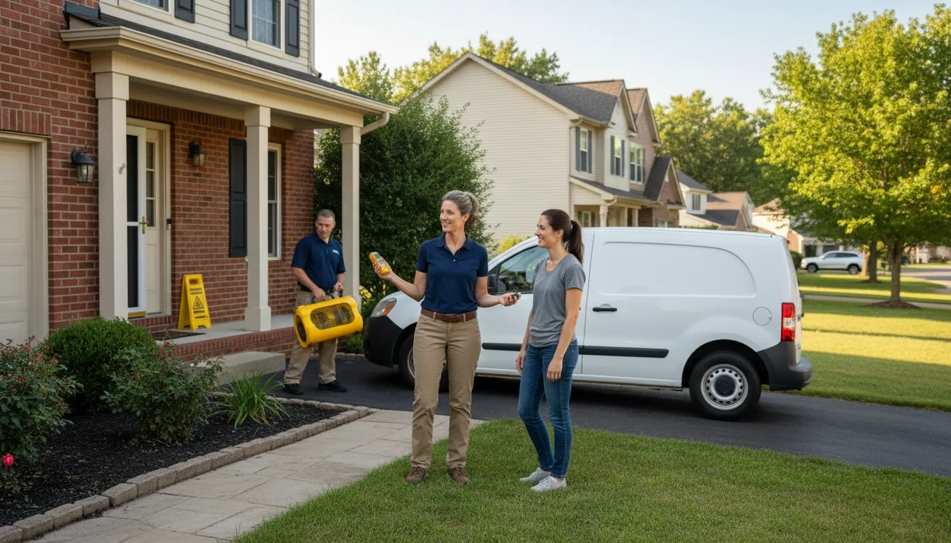 Residential water damage restoration in Stratton, CO